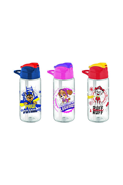 Gıpta Paw Patrol Pipetli Tritan Matara (Suluk) 500 Cc (Karışık Renk 1 Adet) K...