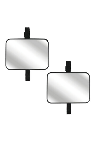 Choice BLACK 2PCS of Crash-Tested Shatter-Resistant Baby Car Mirrors - Wide-A...