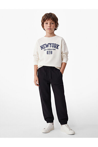 Koton Basic Jogger Sweatpants with Elastic Waist and Pockets