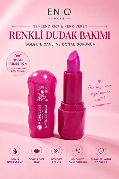 ENQ Magic Lip Balm – Dudaklara Nem ve Doğal Renk Dokunuşu