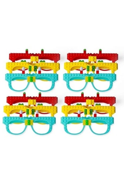 Choice3 12pcs(random color) DIY Building Bricks Glasses Building Blocks Games...