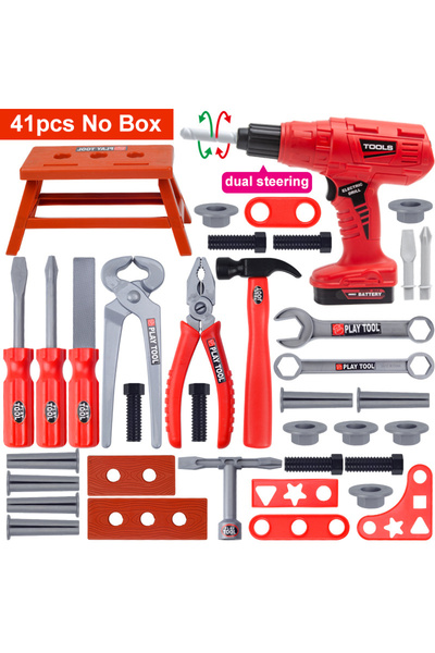 Choice4 41pcs no box Children's Tool Set with Electric Toy Drill Kids Power C...