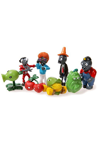 choice2 Style 4 8pcs/lot Plants vs Zombies Figures Toys PVZ Plants and Zombie...