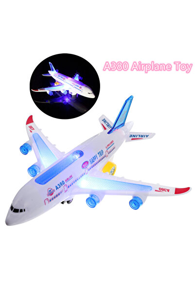 Choice Electronic Aeroplane Toy with Music Autopilot Flash Sound Aircraft Aut...
