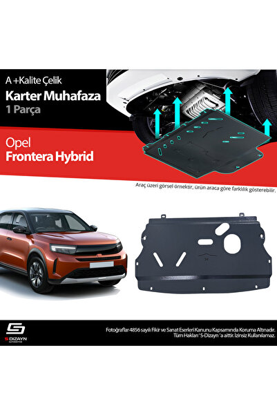 S Dizayn S-Dizayn Opel Frontera Çelik Karter Muhafaza Koruma 2024 Üzeri A+ Ka...