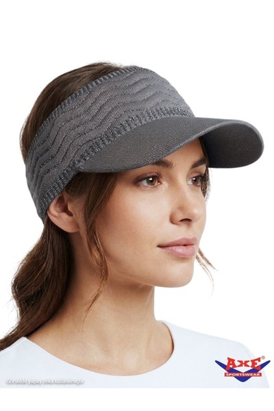 AXE SPORTSWEAR Summer Glitter Textured Flexible Visor Hat Uv Sun Protection C...