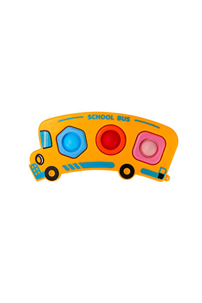 choice2 School bus Finger Press Fidget Toys for Children Baby Sensory Finger ...