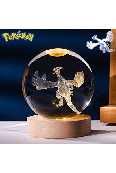 Choice1 Lugia Pokemon 3D Crystal Ball Figure Toys Blastoise Scyther Garchomp ...