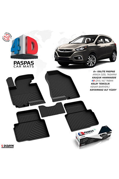 S-Dizayn Hyundai ix35 4D Havuzlu Paspas 2010-2017 4DS-71745