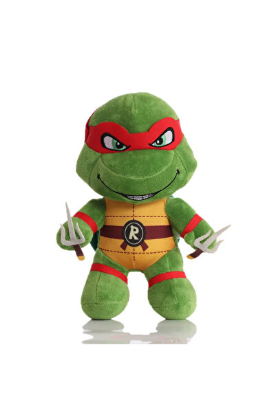 Choice Bandai Red 25cm Ninja Turtles Plush Dolls Anime Game TMNT Leo Raph Mik...