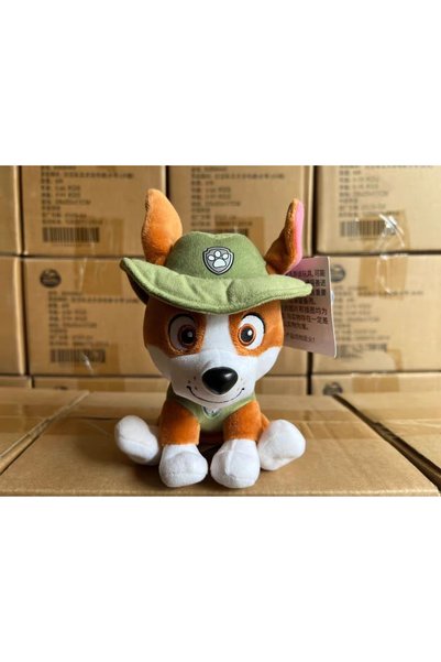 PAW PATROL 6068112-تراكير لعبة قطيفة أصلية 100% بشخصيات تشيس، سكاي، مارشال، ت...