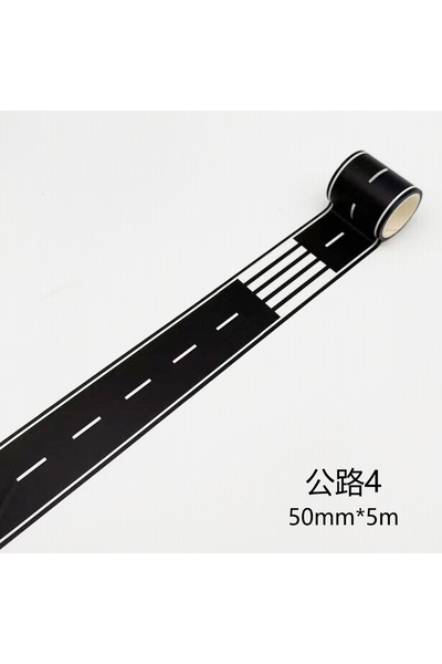 Choice1 Highway 4 Children's Transportation DIY Road Rail Track, Road Tape an...