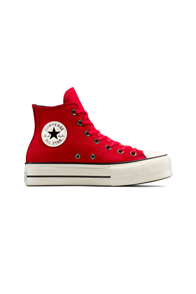Converse ΤΣΑΚ ΤΕΪΛΟΡ ΟΛ ΣΤΑΡ ΠΛΑΤΦΟΡΜΑ ΠΟΛΥΧΡΩΜΟ ΣΟΥΕΪΝΤ A14515C Κόκκινο