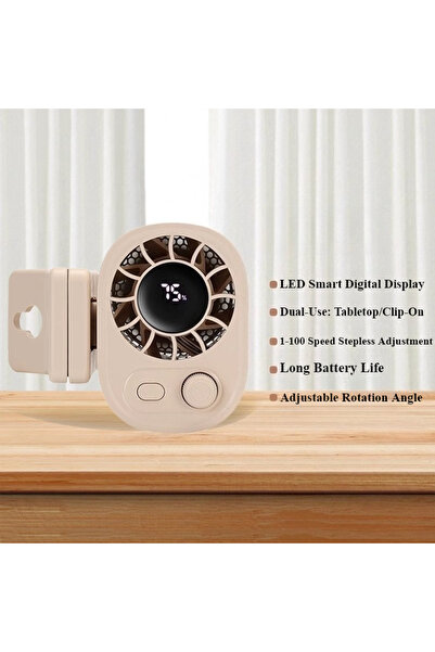 Choice APRICOT Tragbarer Auto-Clip-Lüfter 360° Drehbarer Tragbarer Mini-Venti...