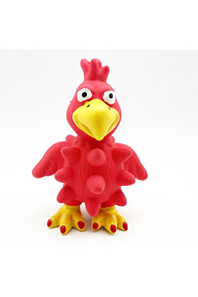Choice S red Pet Dog Toy Parrot Big Bill Bird Squeeze Vocal Latex Toy Suitabl...