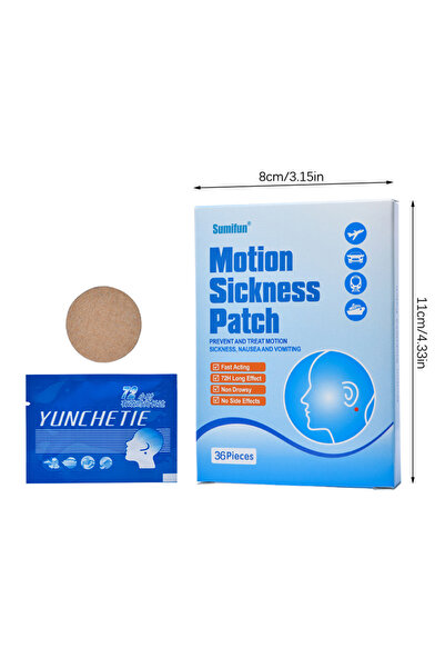 Choice Onesize Travel Motion Sickness Stickers 36pcs Natural Safety Anti Car ...