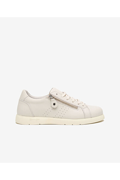 Greyder Kadın Kirli Beyaz Hakiki Deri Sneaker Ayakkabı 6Y2FA59415