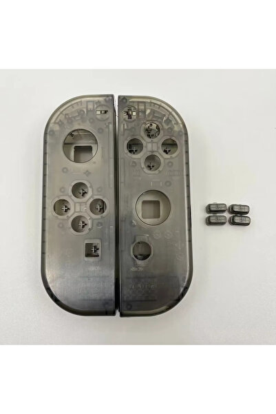 Choice4 Clear black Transparent Shell for Nintend Switch Joycon Controller Ho...