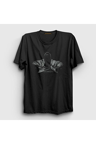 Presmono Unisex Black Real V2 Rapper Nf T-shirt305010tt
