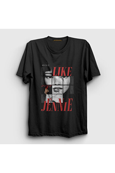 Presmono Unisex Black Like Jennie Blackpink T-Shirt 602878Tt