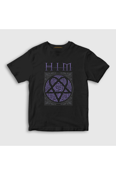 Presmono Crne ruže unisex za decu T-shirt 81162tt