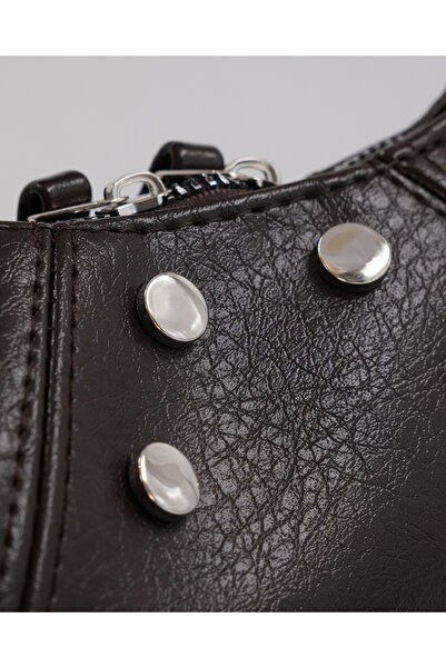lalettobags Women's Pearl Model Studded Detailed Shoulder Bag