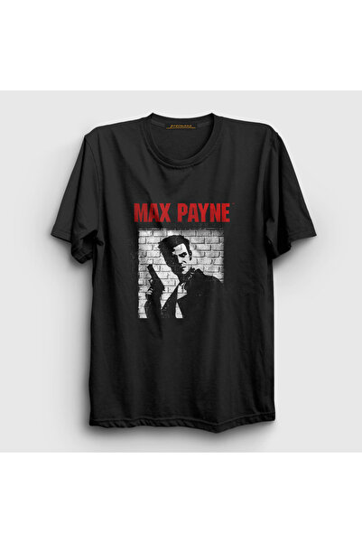 Presmono Unisex Black Max Payne Game T-Shirt 448908Tt