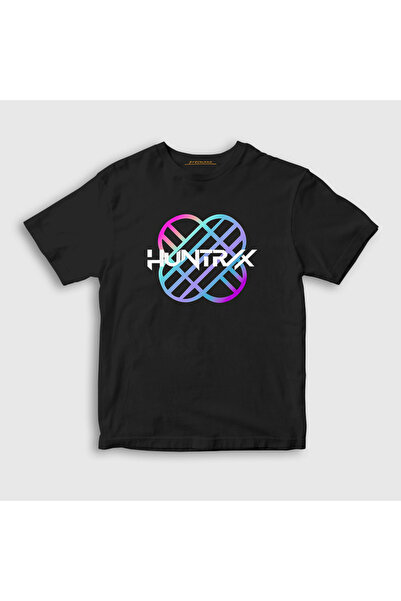 Presmono Unisex Kids Black Logo Huntrix K Pop Demon Hunters T-Shirt 572517Tt