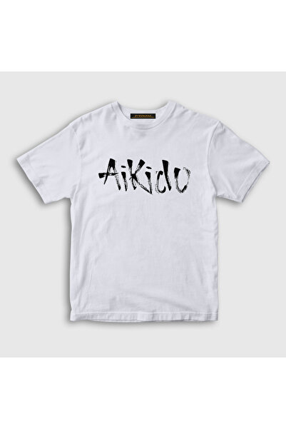 Presmono Unisex dečji beli aikido UFC MMA borilačke veštine T-shirt 501998tt