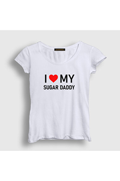 Presmono Женска бела T-shirt „ Волим свог шећерног тату“ 427801tt