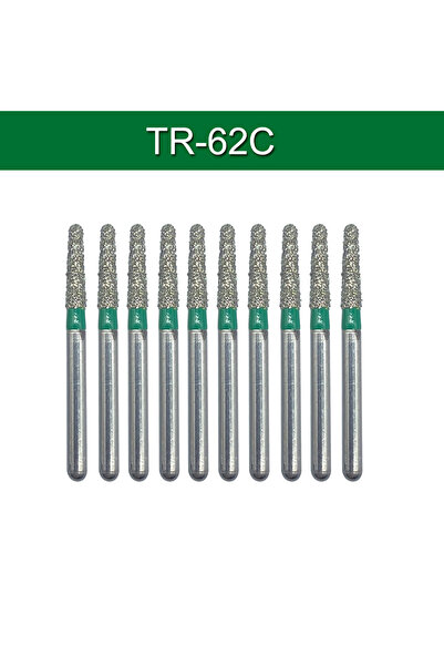 Choice45 10pcs TR-62C 10pcs Tomenty Dental Diamond Bur FG Drills Dia 1.6mm De...