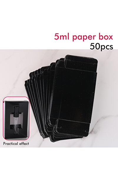 Choice1 paper box black 50PCS 5ml 50/100PCS, 5/10ml Perfume Bottle Packaging ...