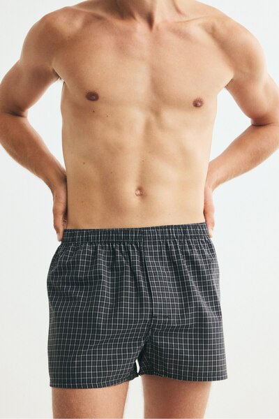 H&M 4'lü Dokuma Boxer Şort
