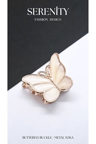 Serenity Butterfly Figure Enamel Metal Buckle
