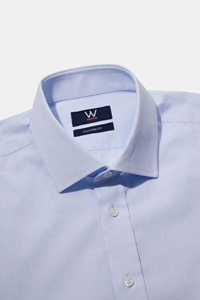 W Collection MAVİ UZUN KOLLU GÖMLEK