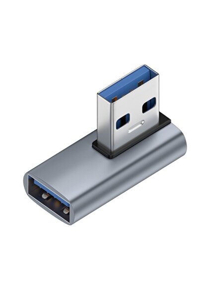 Choice Middle curved front 90 Degree USB 3.0 Male to Female Right Angle Exten...