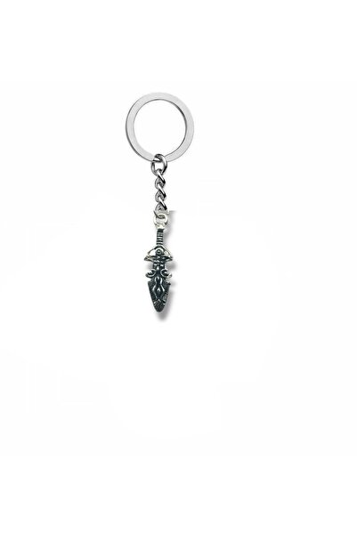 Herşey Nota Dagger Model Keychain – Zamak Metal Unisex Accessory