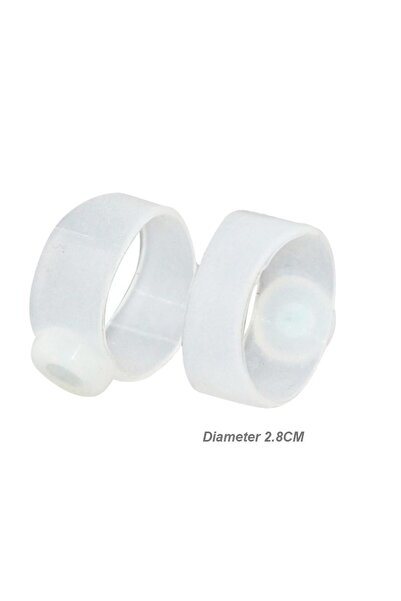 Choice 1 pair ( 2pcs) Toe Rings 2Pcs/Pair Magnetic Therapy Slimming Toe Rings...