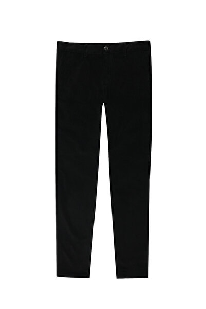 Abdullah Kiğılı Regular Fit Standard Cut Lycra Velvet Trousers