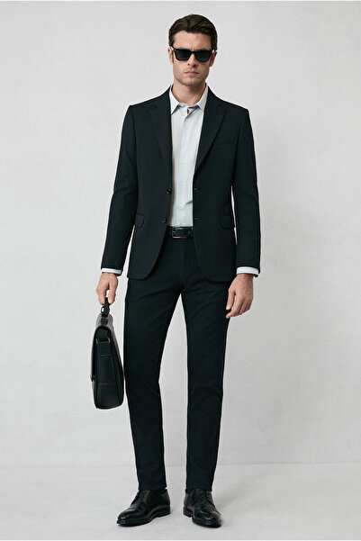 Kiğılı Slim Fit Slim Fit Lycra Canvas / Chino Trousers with Side Pockets