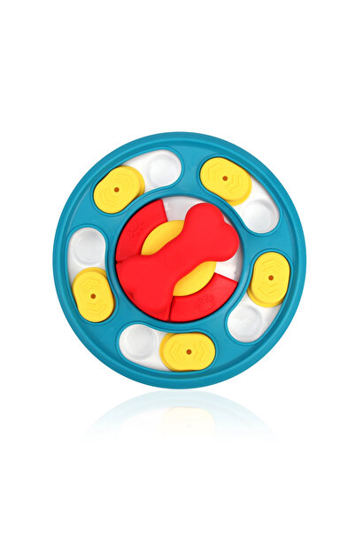 Choice blue Dog Puzzle Toys Slow Feeder Interactive Increase Puppy IQ Food Di...