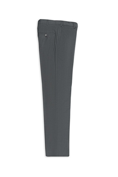 Abdullah Kiğılı 7 Drop Slim Fit Slim Fit Wool Classic Fabric Trousers