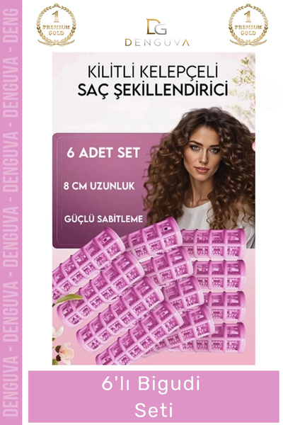 Denguva # Bigudiseti Heatless Hair Styler Volumizing Wavy Natural Curl Maker ...