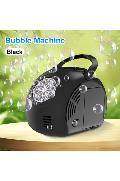 Choice1 black KNYYSECQ 10 hole Handheld Bubble Machine Toy Light Bubble Toy O...