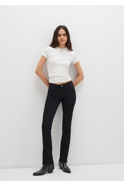 Mavi Mona Lässige schwarze Jeanshose 1049783049