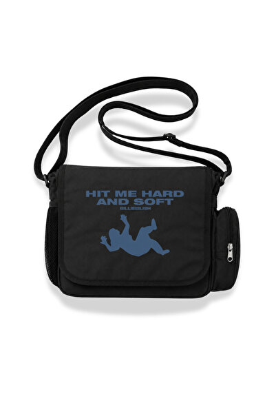 Fuddy Moda Billie Eilish Album Printed Messenger Bag, Unisex Hit Me Hard and ...