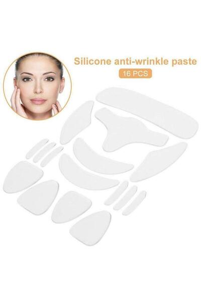 Choice1 16pcs 16pcs Reusable Silicone Patches Anti Rimpel Pads Silicone Wrink...