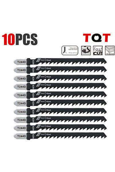 Choice3 100mm Wood Cutting T244D-10PCS 10-25Pcs Hcs Jigsaw Blades T144D-T244D...