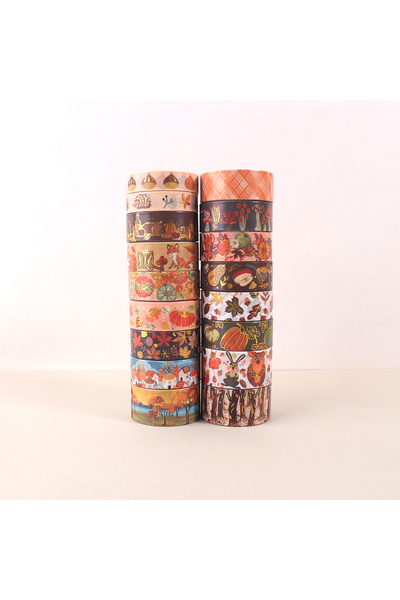Choice Autumn style 17 Rolls/Box Autumn Series Washi Tape, Cute Cartoon Anima...