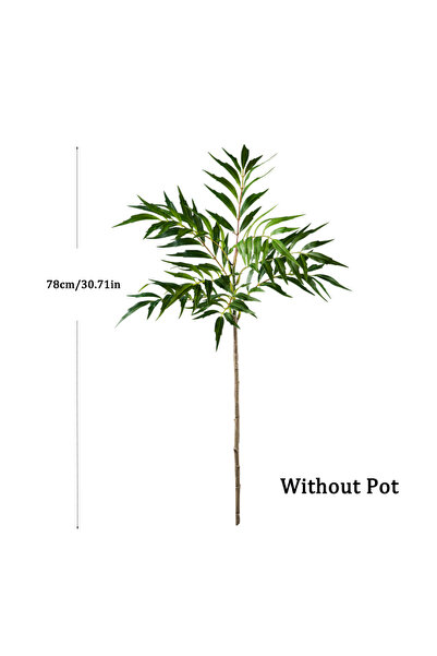 Choice 78cm 78-140cm Large Artificial Tree Real Touch Palm Tree Plastic Nandi...